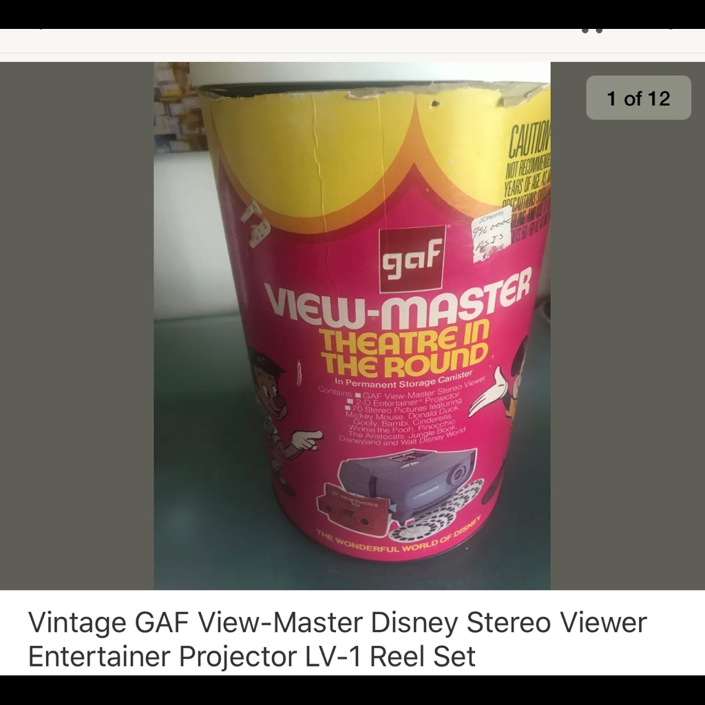 Vintage 196070s View Master Batman Charlie Brown